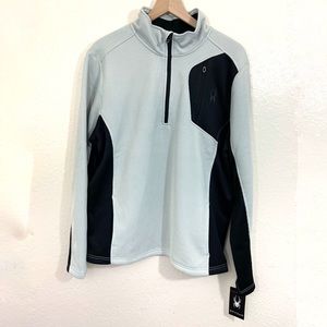NWT Spyder Quarter Zip Pullover Sweater